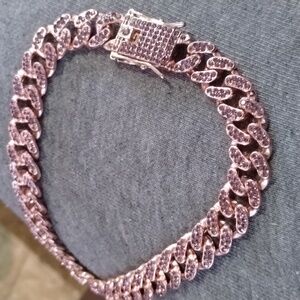Men's rose gold bracelet